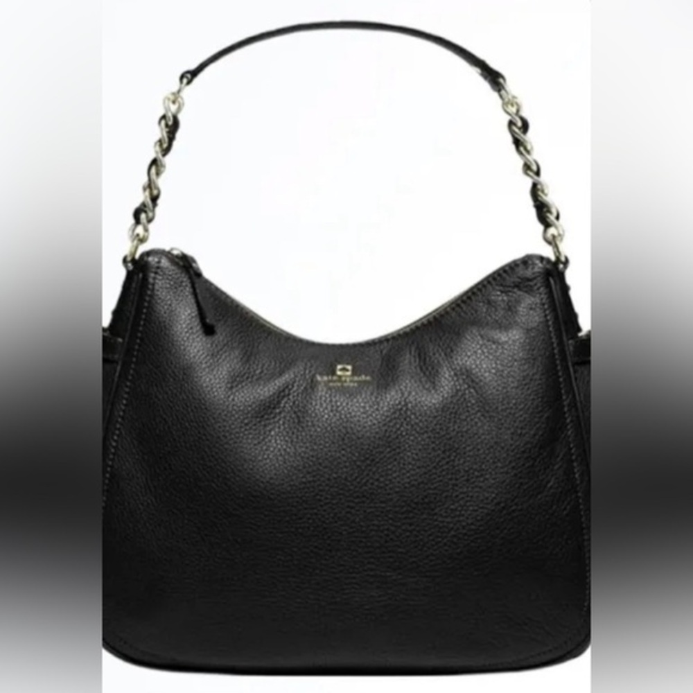 Kate Spade Black Pine Street Finley Leather Shoulder Bag